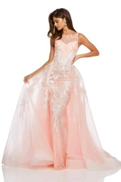 Sherri Hill - 52660 High Neckline Lace Dress