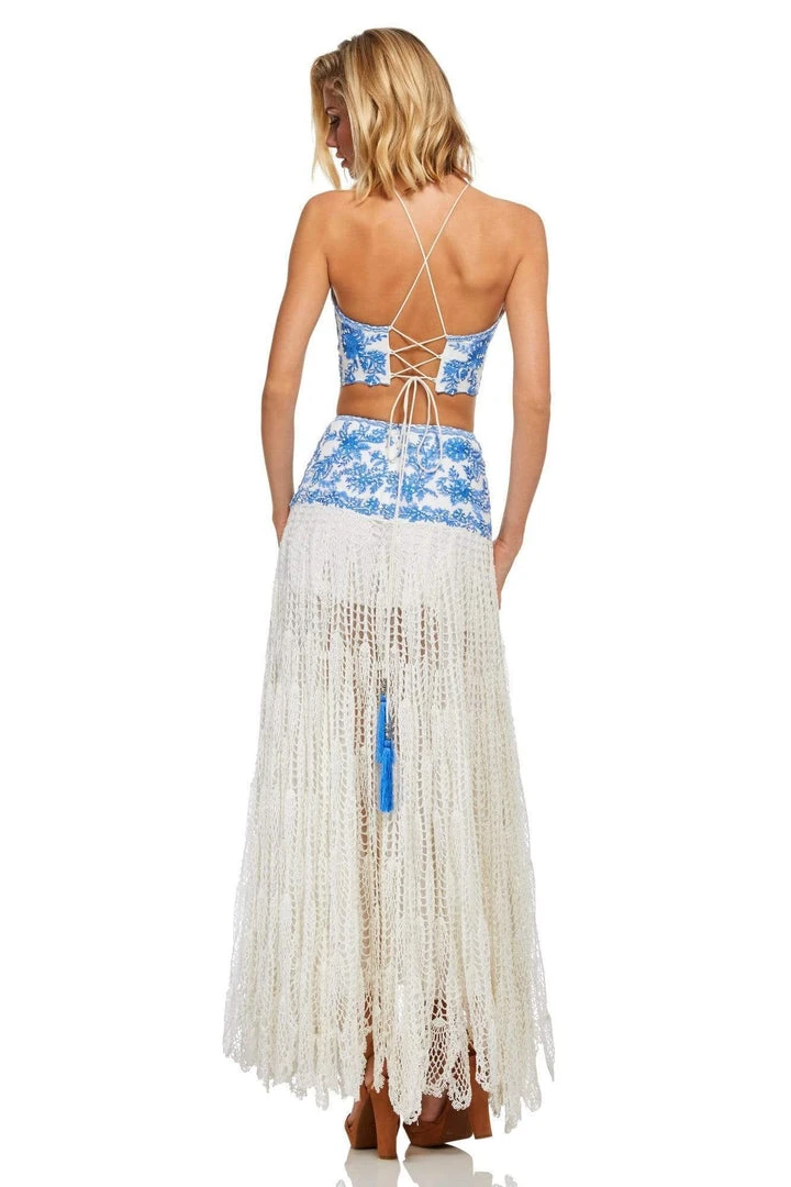 Sherri Hill - 52671 Two Piece Beaded Halter A-line Dress 9 Sherri Hill - 52671 Two Piece Beaded Halter A-line Dress