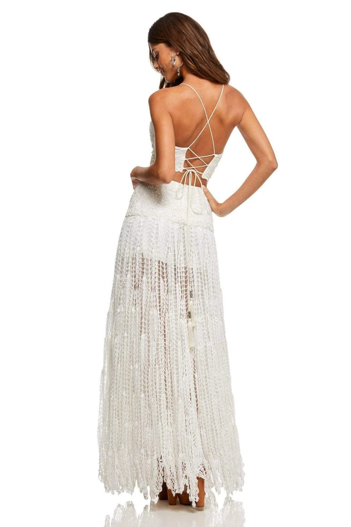 Sherri Hill - 52671 Two Piece Beaded Halter A-line Dress 4 Sherri Hill - 52671 Two Piece Beaded Halter A-line Dress