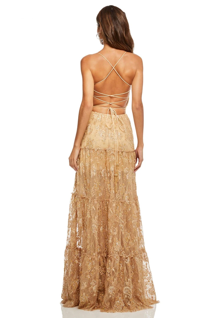 Sherri Hill - 52675 Scoop Neck Long A-line Dress 6 Sherri Hill - 52675 Scoop Neck Long A-line Dress