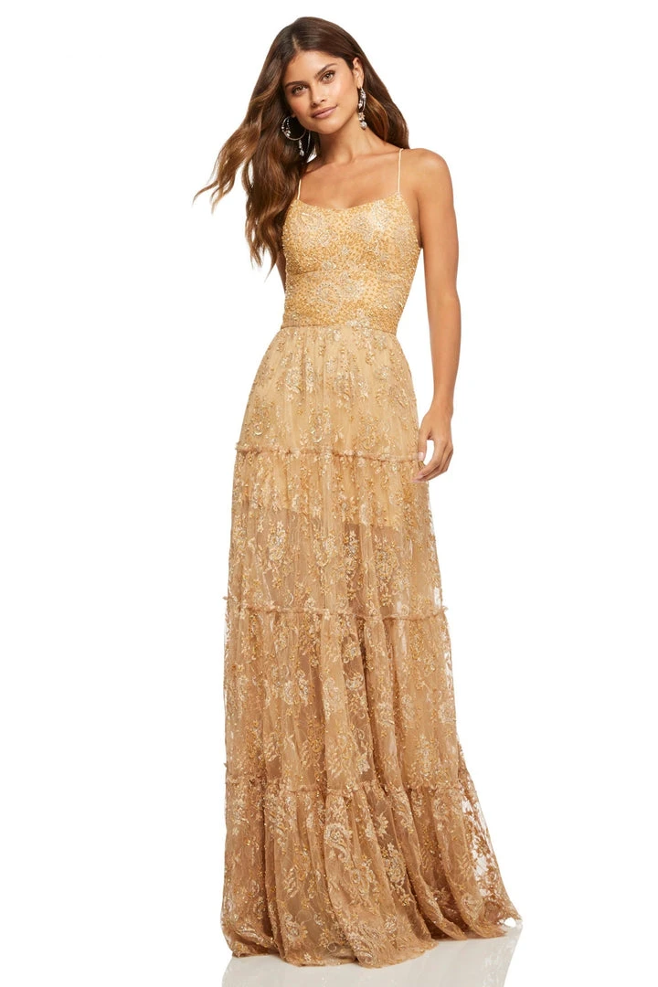 Sherri Hill - 52675 Scoop Neck Long A-line Dress 5 Sherri Hill - 52675 Scoop Neck Long A-line Dress