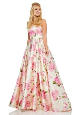 Sherri Hill - 52723 Full Figured Strapless Dress 17 Sherri Hill - 52723 Full Figured Strapless Dress