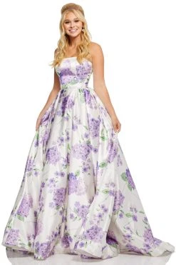 Sherri Hill - 52723 Full Figured Strapless Dress 13 Sherri Hill - 52723 Full Figured Strapless Dress