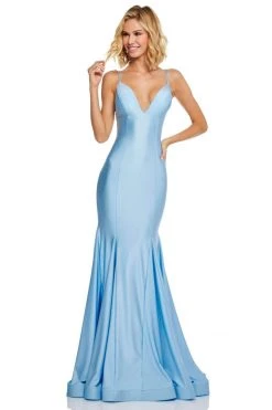 Sherri Hill - 52779 Crisscross Lace Up Fitted Sexy Dress 8 Sherri Hill - 52779 Crisscross Lace Up Fitted Sexy Dress