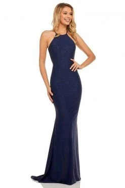 Sherri Hill - 52792 Beaded High Halter Neckline Long Dress