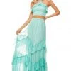 Sherri Hill - 52798 Ruffle Detailed Halter Neck Two Piece Long Dress 2 Sherri Hill - 52798 Ruffle Detailed Halter Neck Two Piece Long Dress