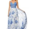 Sherri Hill - 52858 Sweetheart Long Blue Dress 1 Sherri Hill - 52858 Sweetheart Long Blue Dress