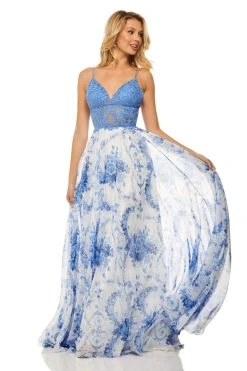 Sherri Hill - 52858 Sweetheart Long Blue Dress