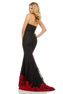 Sherri Hill - 52876 Strapless Long Black Dress 5 Sherri Hill - 52876 Strapless Long Black Dress