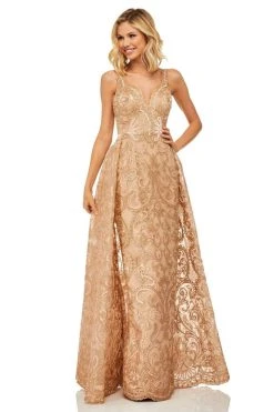 Sherri Hill - 52878 Sweetheart Long Gold Dress