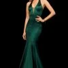 Sherri Hill - 52887 Deep Halter V-neck Mermaid Dress 1 Sherri Hill - 52887 Deep Halter V-neck Mermaid Dress