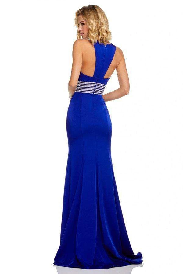 Sherri Hill - 52904 Bead Embellished Halter Neck Trumpet Dress 4 Sherri Hill - 52904 Bead Embellished Halter Neck Trumpet Dress