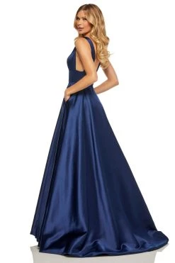 Sherri Hill - 52911 Sleeveless Deep V-neck A-line Dress 15 Sherri Hill - 52911 Sleeveless Deep V-neck A-line Dress
