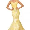 Sherri Hill - 52927 Mermaid Long Yellow Dress