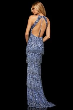 Sherri Hill - 52946 Halter Neck Long Beaded Dress 9 Sherri Hill - 52946 Halter Neck Long Beaded Dress