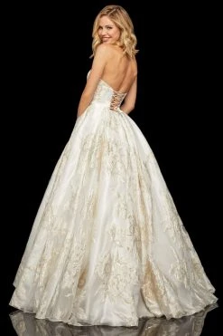 Sherri Hill - 52952 Sweetheart Long A-line Printed Dress