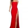 Sherri Hill - 52987 Strapless Beaded Sheath Dress With High Slit 1 Sherri Hill - 52987 Strapless Beaded Sheath Dress With High Slit