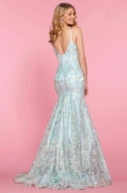Sherri Hill - 52996 Applique Sweetheart Trumpet Dress