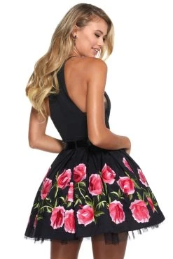 Sherri Hill - 53023 Halter A-line Short Dress 7 Sherri Hill - 53023 Halter A-line Short Dress