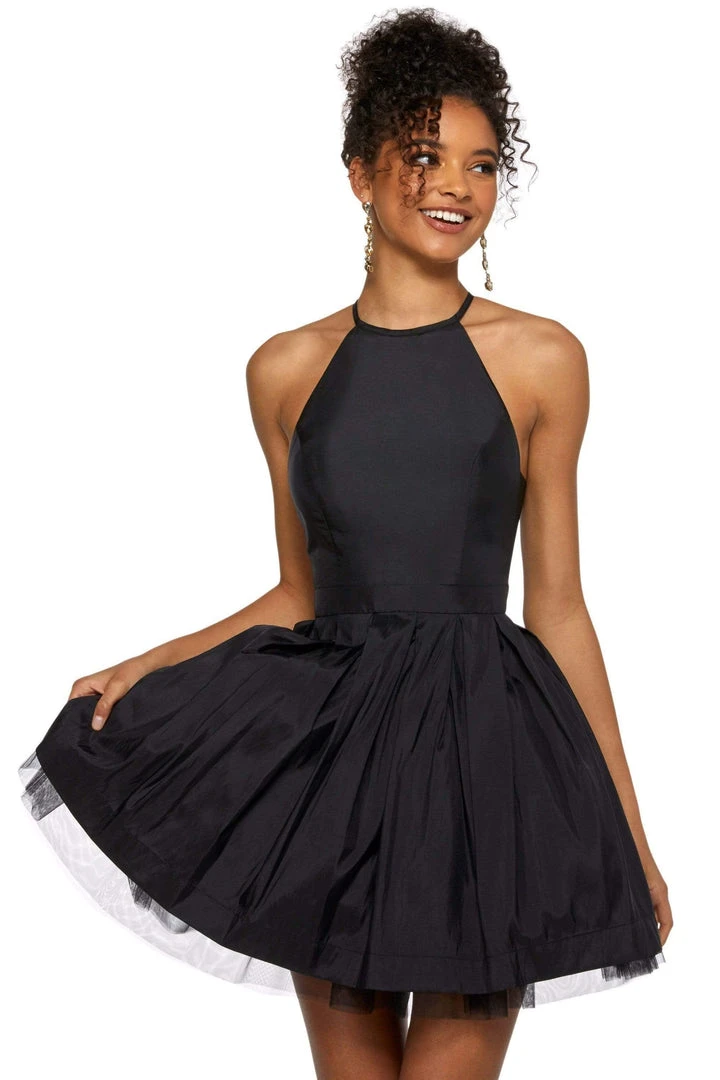 Sherri Hill - 53025 Halter A-line Short Dress 4 Sherri Hill - 53025 Halter A-line Short Dress