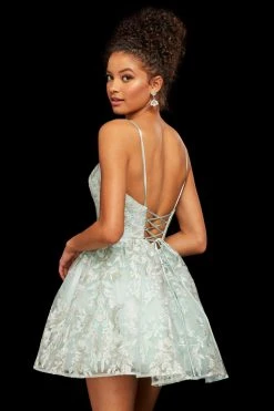Sherri Hill - 53074 Beaded Lace Sweetheart A-Line Short Dress 15 Sherri Hill - 53074 Beaded Lace Sweetheart A-Line Short Dress