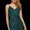 Sherri Hill - 53143 Beaded Column Short Dress