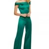Sherri Hill - 53199 Off Shoulder Satin Jumpsuit