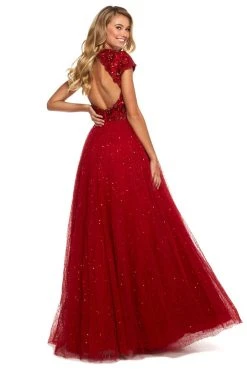 Sherri Hill - 53227 Beaded Jewel Ballgown Dress