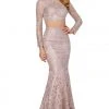 Sherri Hill - 53247 Two Piece Beaded Lace Mermaid Dress