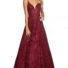 Sherri Hill - 53250 Beaded Lace Appliqued V-Neck Dress 1 Sherri Hill - 53250 Beaded Lace Appliqued V-Neck Dress