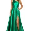 Sherri Hill - 53295 Embellished Single Shoulder Satin A-line Dress 1 Sherri Hill - 53295 Embellished Single Shoulder Satin A-line Dress