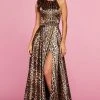 Sherri Hill - 53301 Long Animal Print Dress 2 Sherri Hill - 53301 Long Animal Print Dress