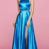 Sherri Hill - 53302 Beaded Halter Neck A-line Dress 2 Sherri Hill - 53302 Beaded Halter Neck A-line Dress
