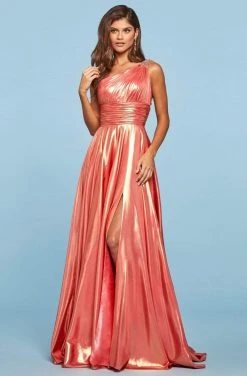 Sherri Hill - 53303 Asymmetrical A-Line Beaded Dress