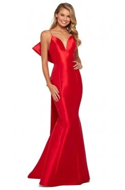Sherri Hill - 53336 Bow-Accented Long Mermaid Dress