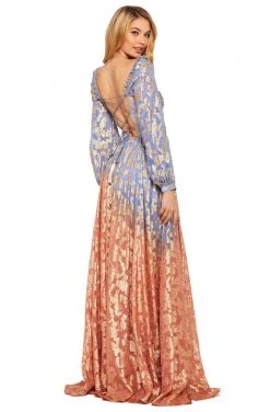 Sherri Hill - 53349 Beaded Long Sleeve A-Line Dress