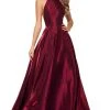 Sherri Hill - 53350 High Neckline Shimmer Satin Dress