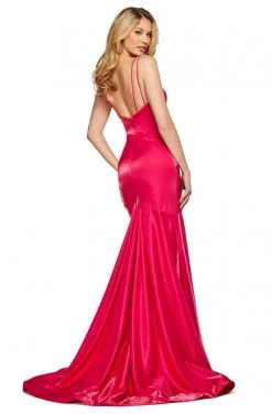 Sherri Hill - 53351 Sleeveless Scoop Neck Long Fitted Mermaid Dress