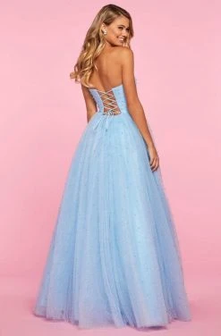 Sherri Hill - 53381 Beaded Strapless Pleated Ballgown 5 Sherri Hill - 53381 Beaded Strapless Pleated Ballgown