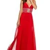 Sherri Hill - 53386 Sleeveless V Neck Long Dress With Overskirt 1 Sherri Hill - 53386 Sleeveless V Neck Long Dress With Overskirt