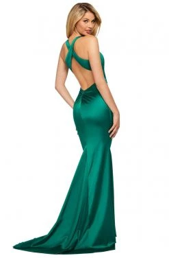 Sherri Hill - 53392 Crisscross Open Back Fitted Mermaid Dress 7 Sherri Hill - 53392 Crisscross Open Back Fitted Mermaid Dress