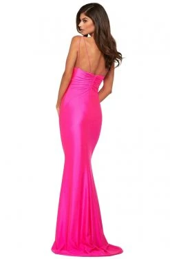 Sherri Hill - 53431 Embellished Deep V-Neck Trumpet Dress 5 Sherri Hill - 53431 Embellished Deep V-Neck Trumpet Dress