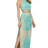 Sherri Hill - 53436 Two Piece High Neckline Applique Dress 2 Sherri Hill - 53436 Two Piece High Neckline Applique Dress