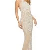 Sherri Hill - 53439 Pattern Beaded High Neckline Fitted Dress