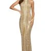 Sherri Hill - 53457 Sequined High Halter Neckline Evening Dress