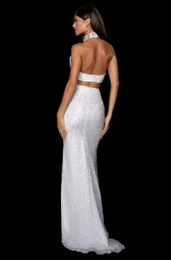 Sherri Hill - 53495 V-Neck Beaded Sheath Dress