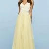Sherri Hill - 53556 Beaded Bodice Chiffon A-Line Dress