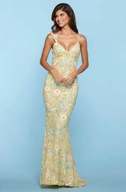 Sherri Hill - 53558 Beaded V-Neck Long Dress 17 Sherri Hill - 53558 Beaded V-Neck Long Dress