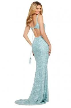 Sherri Hill - 53569 Scoop Long Beaded Sheath Dress 7 Sherri Hill - 53569 Scoop Long Beaded Sheath Dress
