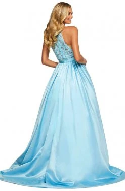 Sherri Hill - 53573 High Jewel Neckline Beaded A-Line Dress